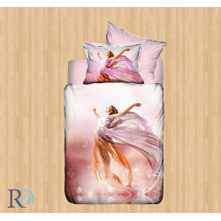 3D Комплект Спално Бельо - РОЗОВО